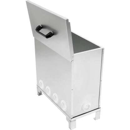 Automatic 10-Port Chicken Feeder, No Waste Poultry Feeder with Lid