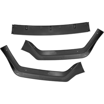 KUAFU 3Pcs Front Bumper Lip Compatible with 2018-2023 Infiniti Q50 Sport Models, Under Chin Spoiler Splitter Diffuser Protector Air Dams Body Kit (Gloss Black)