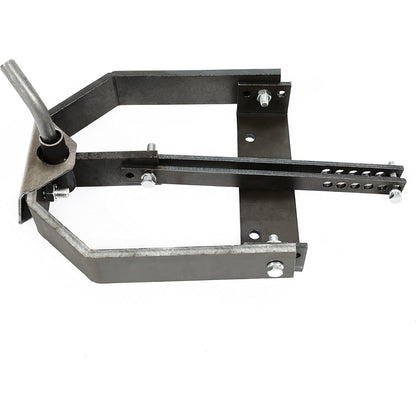 Rear Sleeve Hitch Adapter Compatible with Cub Cadet 3-Point Hitch Bare Metal Color
