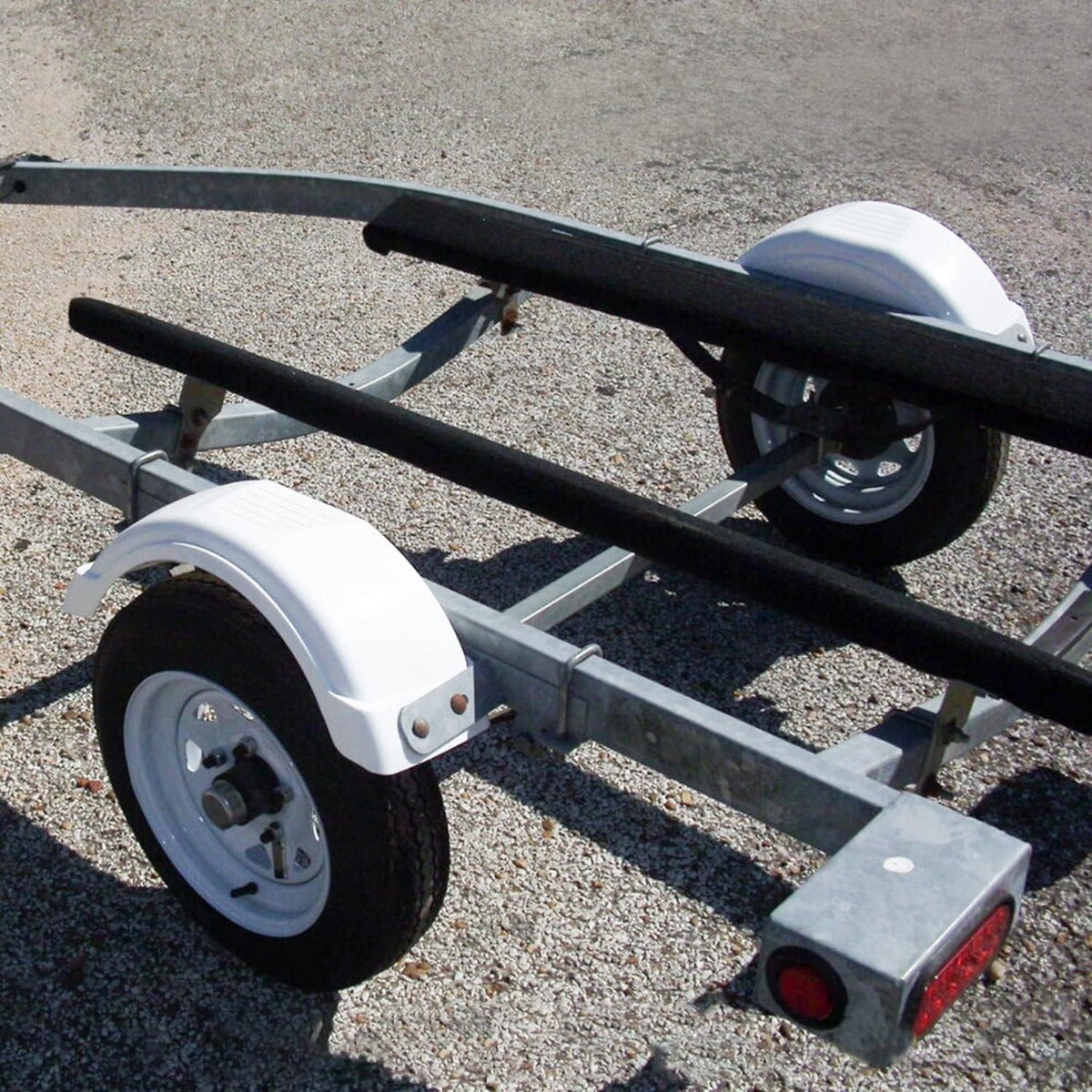 8 Inches-12 Inches Set of Two Single-Axle Trailer Fenders Wheels Tire Top Step Skirt Boat LYAP-272