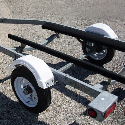 8 Inches-12 Inches Set of Two Single-Axle Trailer Fenders Wheels Tire Top Step Skirt Boat LYAP-272
