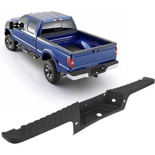 HECASA Rear Bumper Step Pad w/Sensor Hole Compatible with 2008-2016 Ford F250 F350 F450 F550 Super Duty Replacement for FO1191131 9C3Z17B807AA Plastic Black