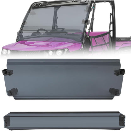 Smoke UTV Front Windshield for 2012-2020 John Deere RSX860M/E/i, RSX850i/SPORT/TRAIL, Gator XUV550/S4, Glass