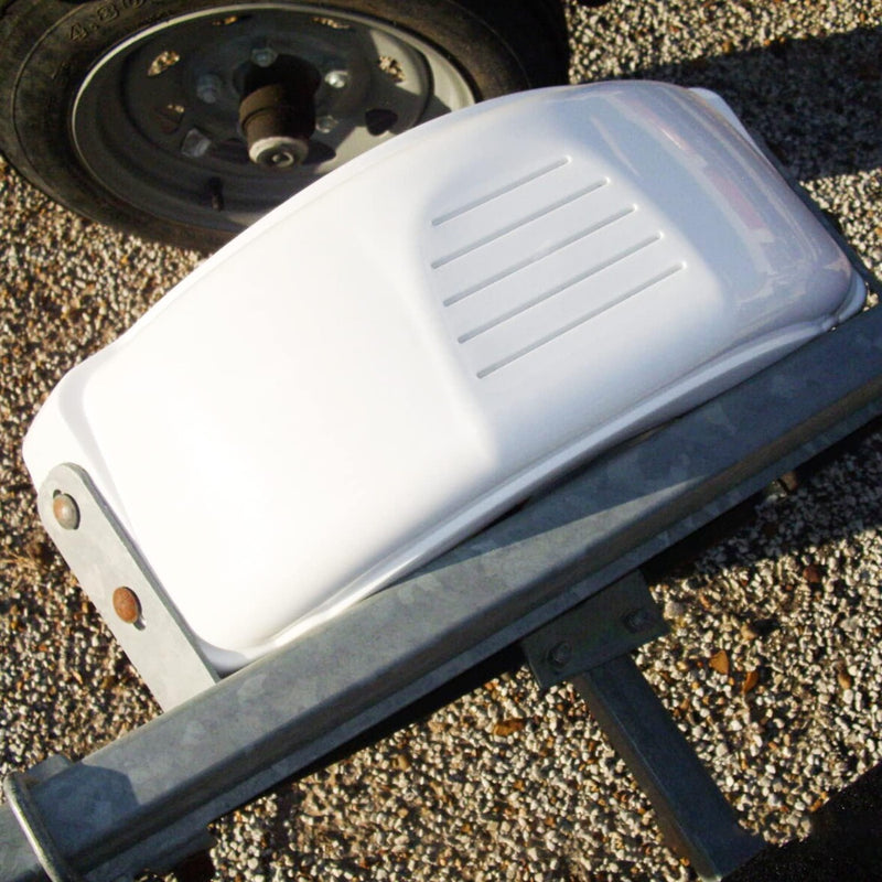 HECASA Single-Axle Trailer Fenders 8"-12" Skirt Wheels Top Step Skirt Boat Molded 300lbs Pair of Two