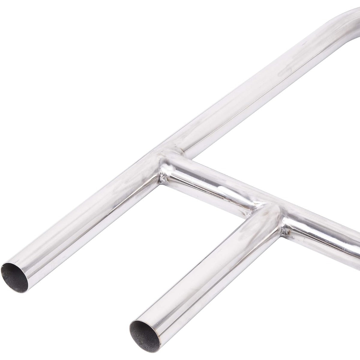 ECOTRIC Pool Handrail Swimming Pool Stair Rail 49-3/8"X35-3/8 304 Stainless | Steel Deck Mounted Cross Brace 300Lbs Load Capacity
