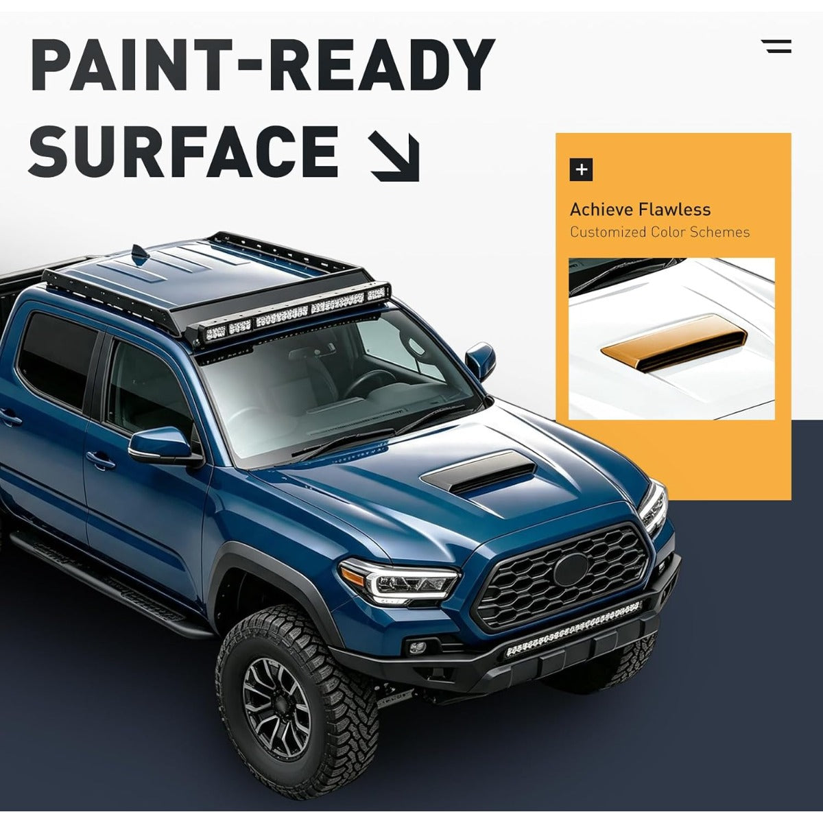 Hood Scoop Vent Compatible with 2016-2023 Tacoma