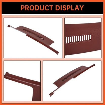 Molded Dash Cover Compatible with 1992-1994 Blazer/1988-1994 GM Trucks Pickups C1500 C2500 C3500 K1500 K2500 K3500 Chevy Suburban Yukon Dashboard Cap Bezel Panel Lid Instrument Cluster Garnet