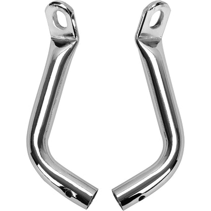 ECOTRIC Saddlebag Guard Support Eliminator Bracket Compatible with 1993-2013 Harley Touring Road King FLHR, Electra Glide FLHT/Ultra Classic, Street Glide FLHX, Road Glide FLTR Chrome