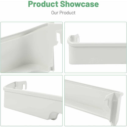 HECASA 240337901 240337904 240337905 Refrigerator Door Bin Shelf Compatible with Frigidaire Refrigerator for 891047 AH429868 AP2115858 EA429868 PS429868 Replacement only White ABS Plastic