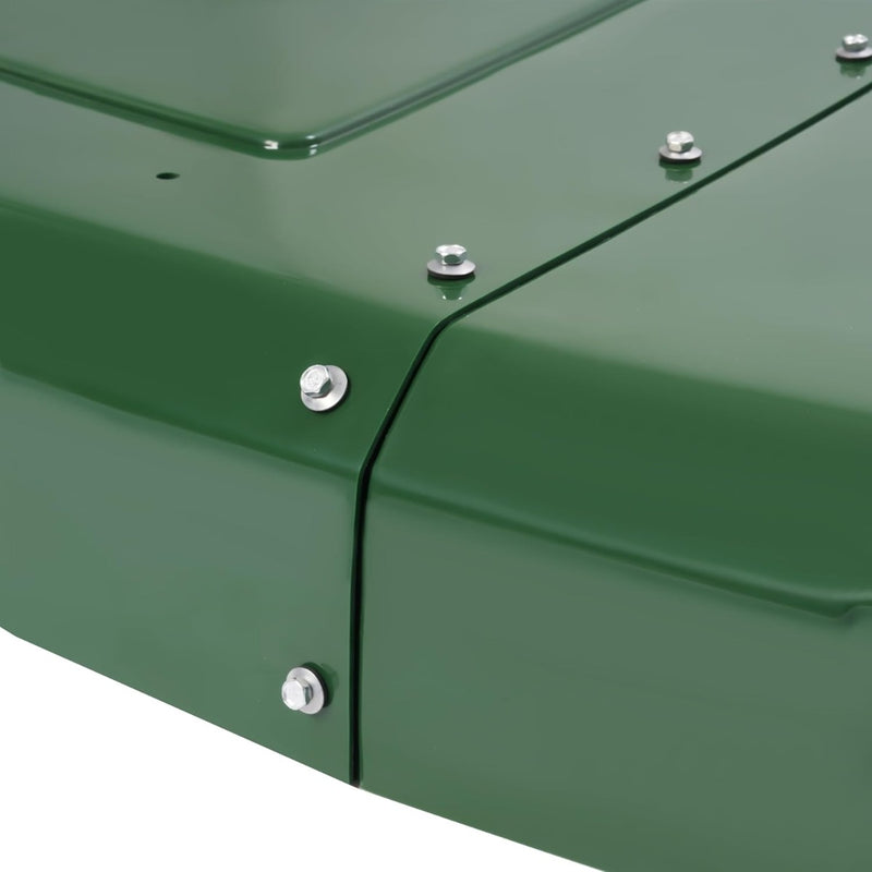 HECASA RE67856 Cab Roof Compatible with John Deere 7200 7210 7400 7410 7600 7710 7810++ Tractors Replacement for 1411-4502 GREEN Tractor Canopy