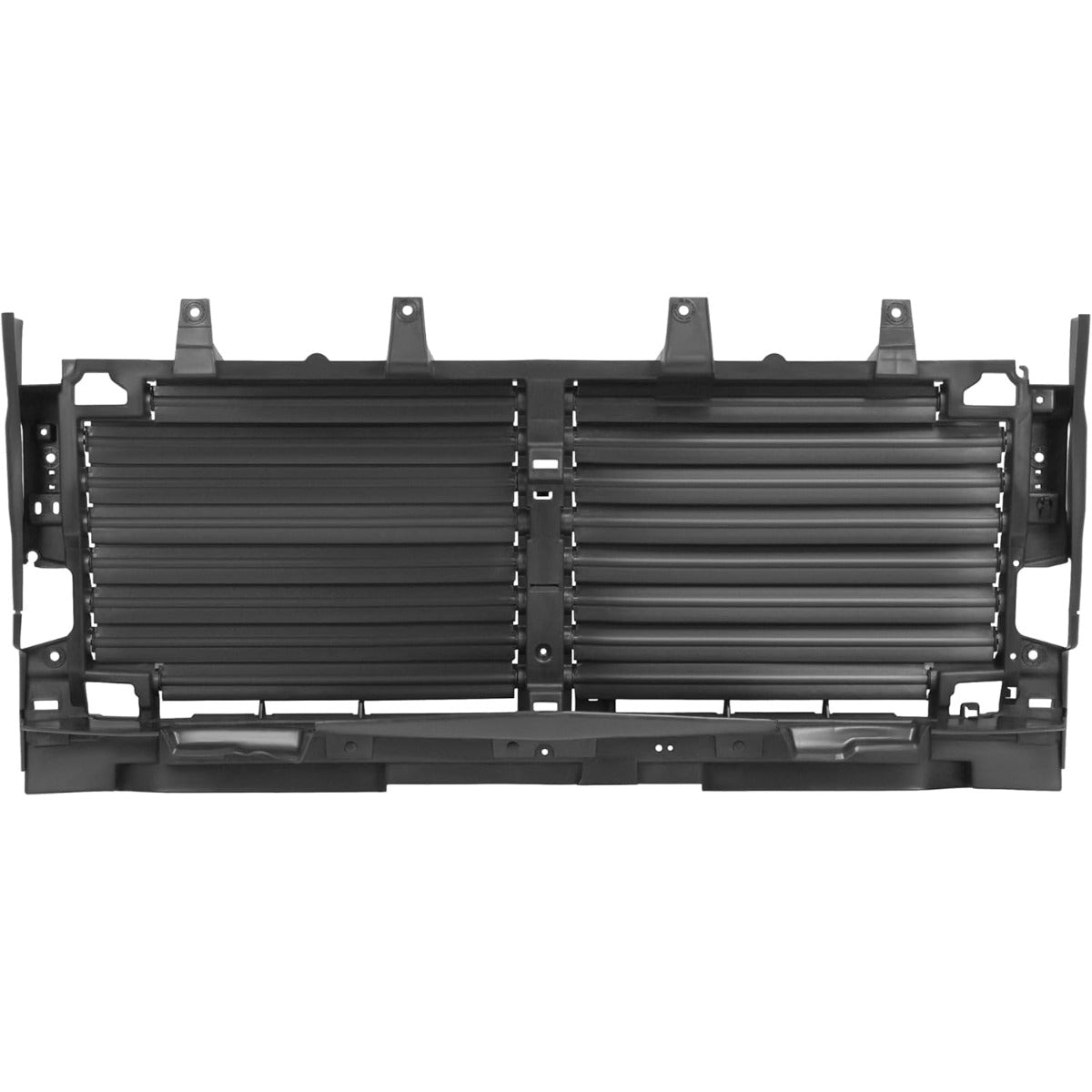 Active Radiator Shutter Assembly Compatible with 2019-2023 Chevrolet Silverado 1500 LTD Replacement for 84652494 GM1206103 Grille Shutter Plastic Black