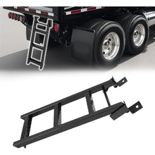 3-Rung Truck Retractable Step, 14-1/4in x 31-1/2in, Universal Fit Most Truck Tractor Trailer,Textured Surface Non-Slip Treads Heavy-Duty Steel