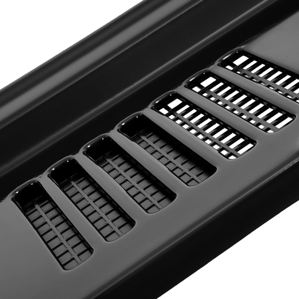 Hood Vent Compatible with 1997-2006 Wrangler TJ w/o Washer Nozzle Windshield Wiper Cowl Panel Grille Air Inlet Window Cover