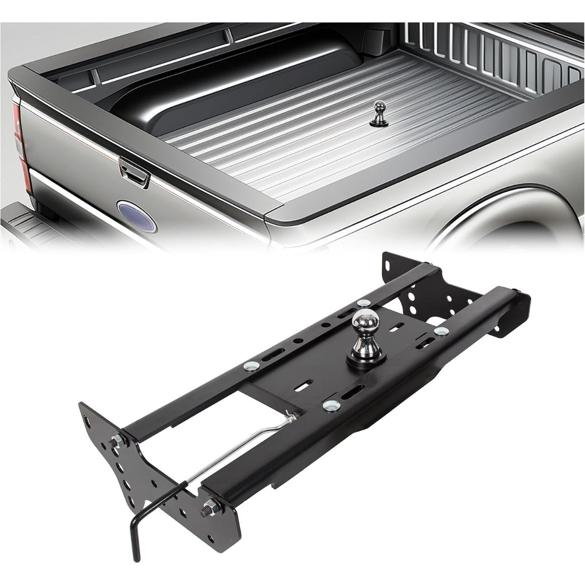 ECOTRIC Gooseneck Trailer Hitch Compatible with 99-16 F250 F350