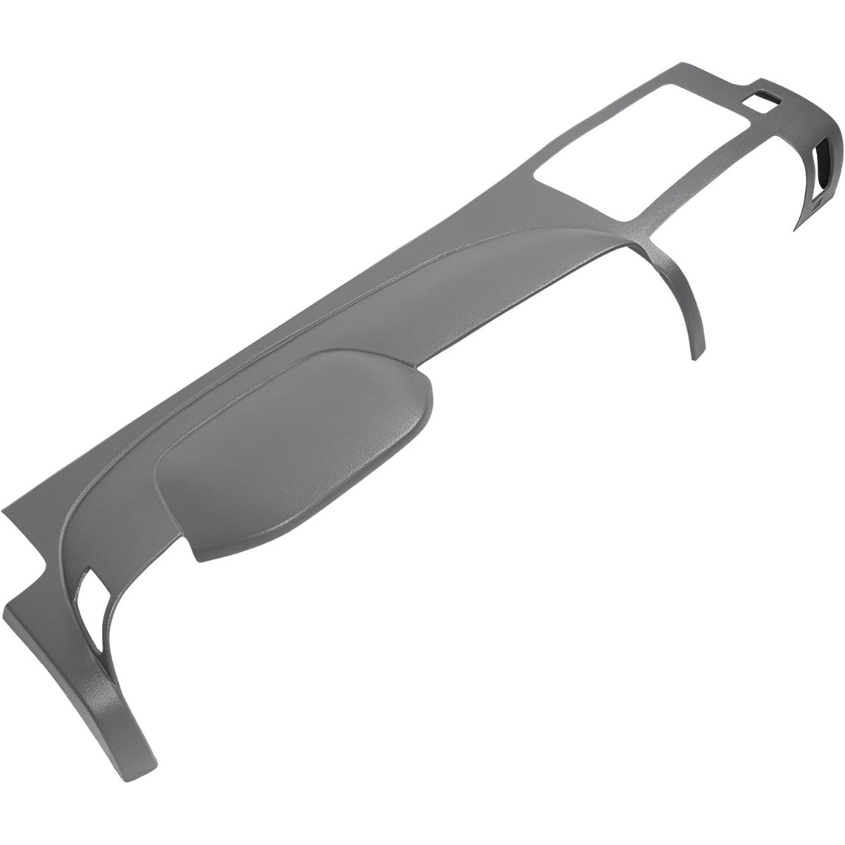 Dashboard Cover Compatible with 2007-2013 Chevrolet Silverado GMC Sierra Does Not Fit LTZ/Denali/SLT Models Fits Dual Glovebox Style Dashes Only Plastic(ABS) Painted+Textured Gray
