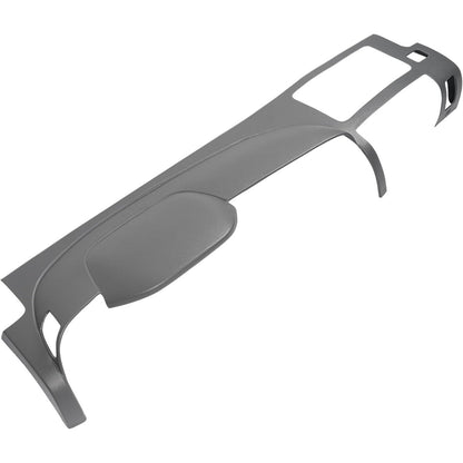 Dashboard Cover Compatible with 2007-2013 Chevrolet Silverado GMC Sierra Does Not Fit LTZ/Denali/SLT Models Fits Dual Glovebox Style Dashes Only Plastic(ABS) Painted+Textured Gray