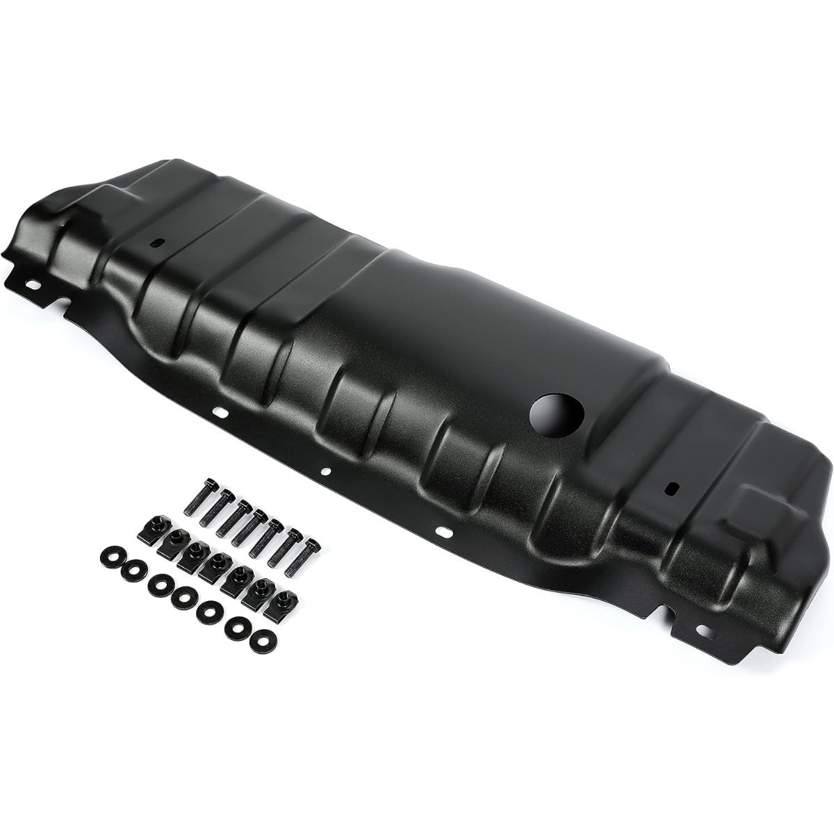 Black Skid Plate Compatible with 2007-2018 Jeep Wrangler Rubicon X and 10th Anniversary Bumpers Replacement for 82214330 Powder Coated Steel