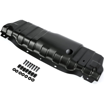 Black Skid Plate Compatible with 2007-2018 Jeep Wrangler Rubicon X and 10th Anniversary Bumpers Replacement for 82214330 Powder Coated Steel
