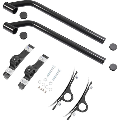 KUAFU Poly Fender Mounting Kit for 8591000, Fits Fenders # 8590195, 8590245 | Adjustable Brackets and Frame Bolts for Dump, Garbage, Work, Utility Trucks 1 Pack
