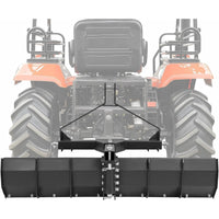 Load image into Gallery viewer, 52&quot; 3 Point Scrape Blade Compatible with Category 0, Cat 1, 3 Point Tractors Rear Grader Blade for Grading Driveways, Arenas, Gravel, Top Soil Adjustable Heavy Duty Steel Powder Coated Black
