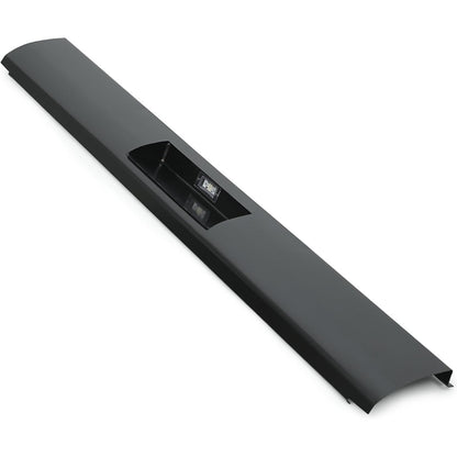 KUAFU Rear Bumper Roll Pan Compatible With 1995-2004 Toyota Tacoma Fleetside Models W/LED License Light Steel Black