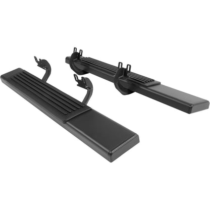 Side Steps Running Boards Compatible with 2004-2014 Ford F-150 Regular Cab Step Bars Steel+Plastic Powder Coated+Textured Black