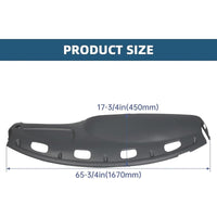 Load image into Gallery viewer, Dash Cover Overlay Compatible with 1998-2001 Dodge Ram 1500, 1998-2002 Dodge Ram 2500 Base/Dodge Ram 3500 Base Trucks Gray Dashboard Dash Cap Pad Bezel Molded Protector LYAP-299S-2
