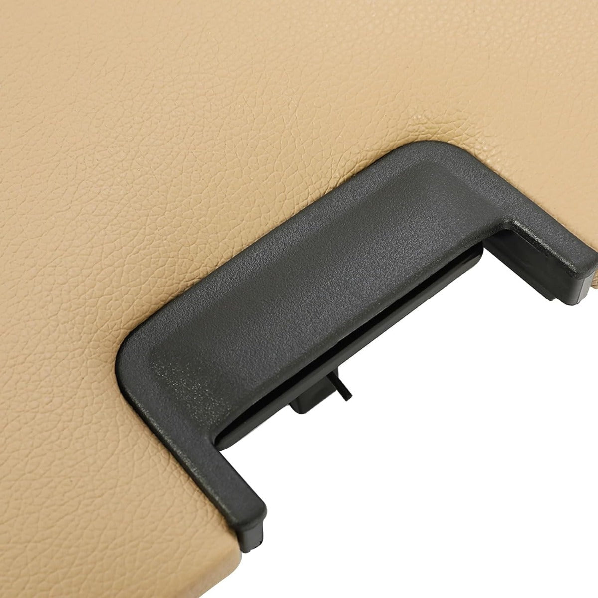 KUAFU Center Console Lid Compatible with 2007-2014 Chevy Chevrolet Silverado Avalanche Suburban Tahoe GMC Sierra Yukon Replace for 20864151 924-810 Seat Armrest Cover with Latch Plastic Leather Brown