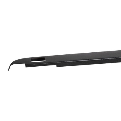 ALMULOO 6'4" Truck Bed Side Rail Cover Compatible with 2002-2008 Dodge Ram 1500 2003-2009 Dodge Ram 2500 3500 Plastic Black Rail Caps Protector Molding w/Stake Pocket Hole