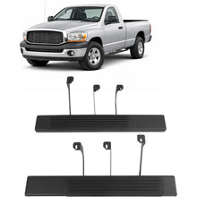 Side Steps Compatible with 2002-2008 Dodge Ram 1500 2500 Regular Cab Running Boards Step Bars Steel+Plastic Powder Coated+Textured Black
