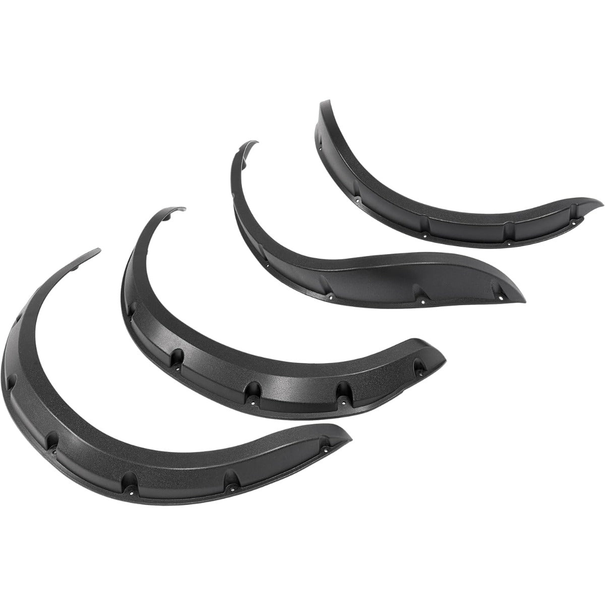 Golf Cart Fender Flares 4PCS Compatible with Evolution Forester 4 or 6 and Icon Advanced EV 1 ABS Black