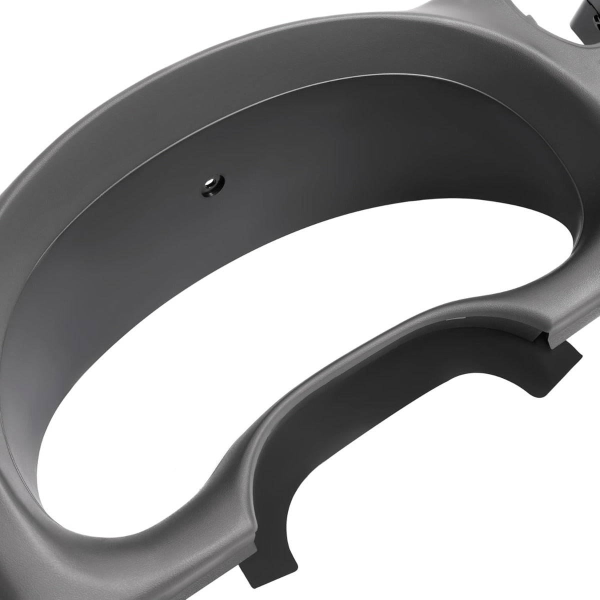 Dash Trim Bezel Cover Compatible with 1998-2004 Checy Chevrolet S10/ Blazer GMC Jimmy Paint ABS Plastic Grey Center Console Radio Dashboard Panel Instrument Replacement Lid(Fit Single Din Only)