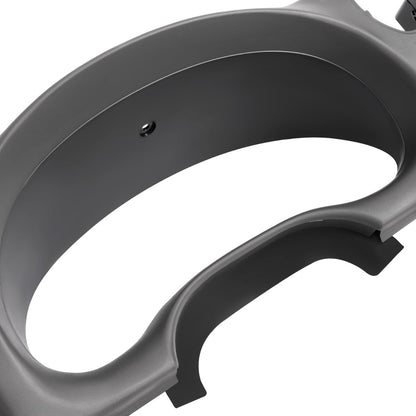 Dash Trim Bezel Cover Compatible with 1998-2004 Checy Chevrolet S10/ Blazer GMC Jimmy Paint ABS Plastic Grey Center Console Radio Dashboard Panel Instrument Replacement Lid(Fit Single Din Only)
