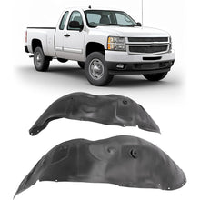 Front Inner Fender Liner for 2007-2013 Chevy Chevrolet Silverado 1500 Replace for Wheel Liner Splash Shield Splash Guard Driver&Passenger Side