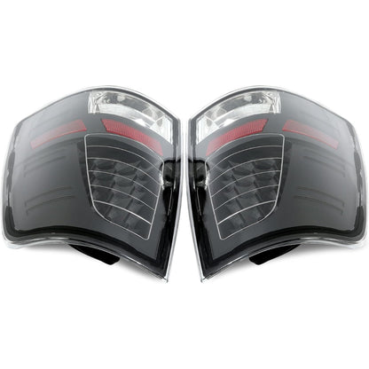 ALMULOO Tail Light Clear Lens Black Housing Compatible with 2009-2018 Dodge RAM 1500 2500 3500 2019-2021 RAM 1500 Classic
