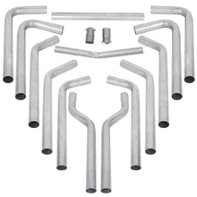 Universal 2.5 Inches 16-Piece Mandrel-Bent Tube Dual Exhaust Pipe Kit Stainless