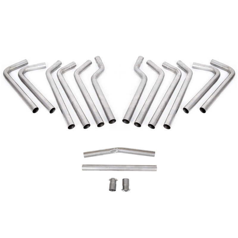 Flowmaster U-Fit Dual Exhaust Kit - 2.50 In. - Universal 16-piece Pipes - Foto 4