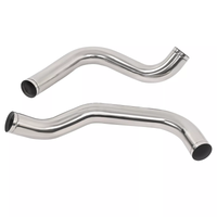 Load image into Gallery viewer, Polished 3&quot; Intercooler Pipe &amp; Boot Kit For Ford 7.3L 1999.5-2003 Powerstroke-junior
