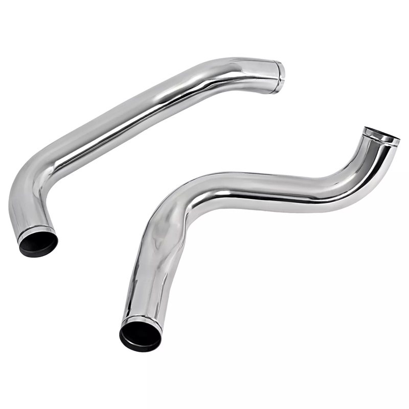 Polished 3" Intercooler Pipes For Ford 7.3L 1999.5-2003 Powerstroke Diesel-junior