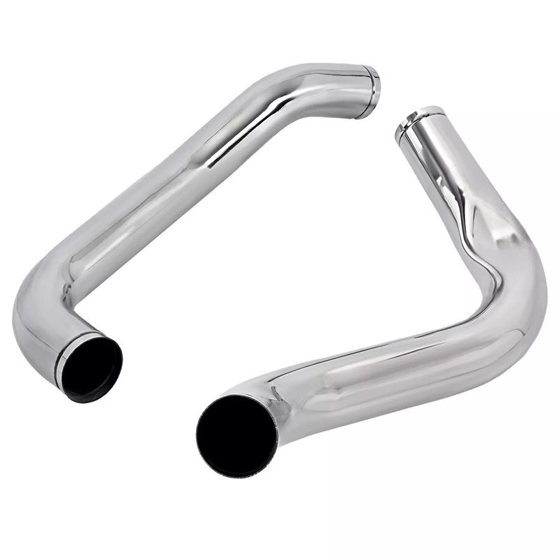 Polished 3" Intercooler Pipes For Ford 7.3L 1999.5-2003 Powerstroke Diesel-junior