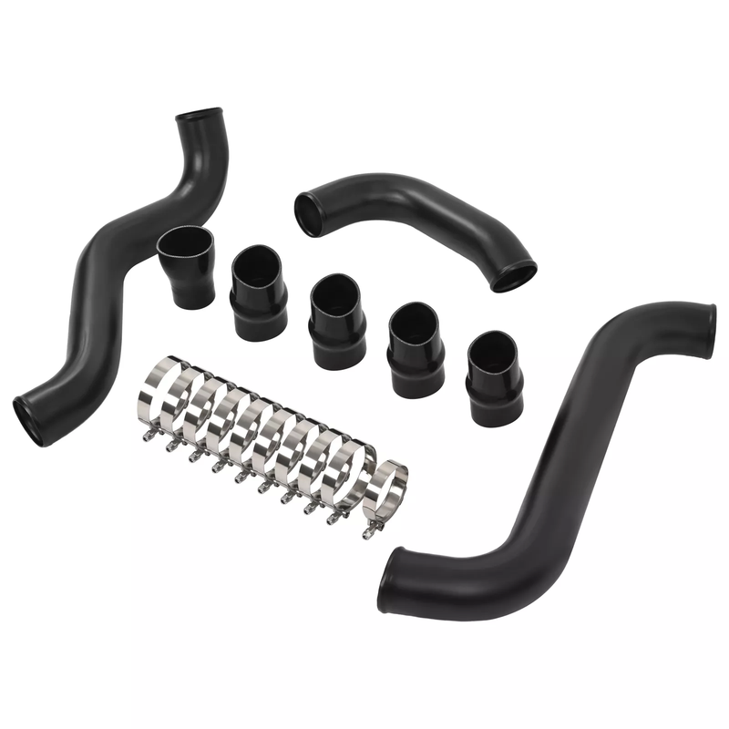 3" Polished Intercooler Pipe &Boot Kit For 2011-2016 GMC CHEVY 6.6L LML Duramax-junior