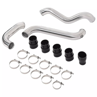 Load image into Gallery viewer, 3&quot; Polished Intercooler Pipe &amp;Boot Kit For 2011-2016 GMC CHEVY 6.6L LML Duramax-junior
