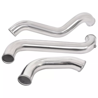 Load image into Gallery viewer, 3&quot; Polished Intercooler Pipe &amp;Boot Kit For 2011-2016 GMC CHEVY 6.6L LML Duramax-junior
