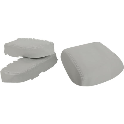 KUAFU Center Console Armrest Cover & Door Armrest Cover Compatible with 2009-2015 Honda Pilot Console Lid Cover Front Door Panel Armrest Cover - Gray