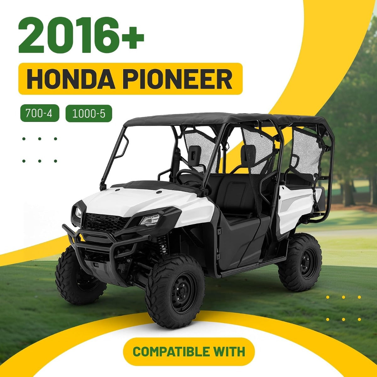 ALMULOO Cargo Tailgate Bed Extender Compatible with Pioneer 700-4 2016+