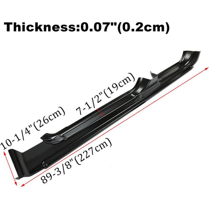 Rocker Panel Compatible With 1999-2007 Chevy Silverado GMC Sierra 4 Door Crew Cab Steel Panel(Right Passenger Side)