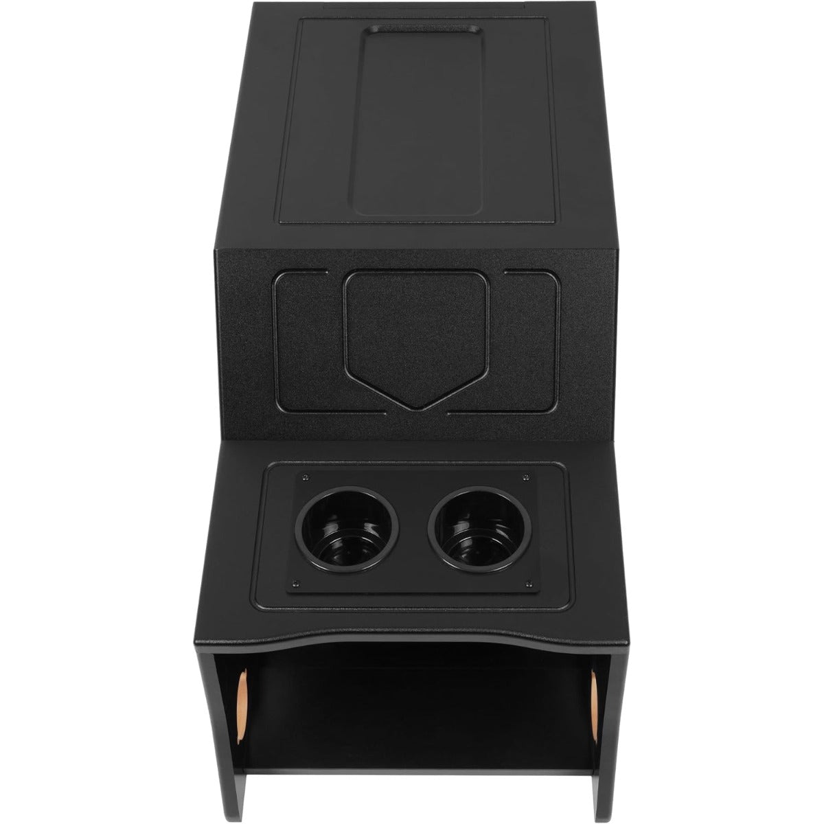 Center Console Subwoofer Box Compatible with 2006-2008 Dodge Ram | Crew /Single /Quad Cab MDF+Plastic(ABS) Black Center Console Subwoofer Box