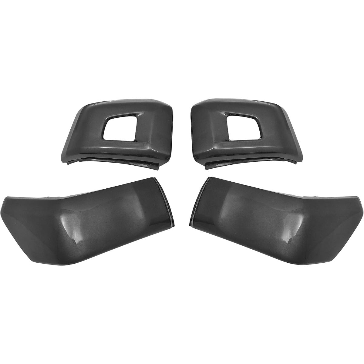 KUAFU Front & Rear Bumper End Caps Compatible with 2014-2021 Tundra