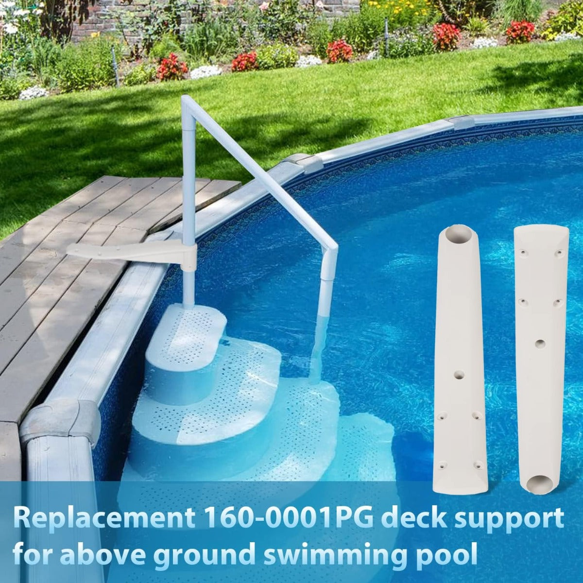 HECASA 160-0001PG Deck Support for Above Ground Swimming Pool BiltMor Step