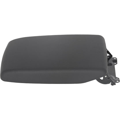 HECASA Center Console Door Lid Armrest Cover with Bracket Compatible with 2008-2013 Toyota Highlander Replace for 58905-0E040-B0 Black